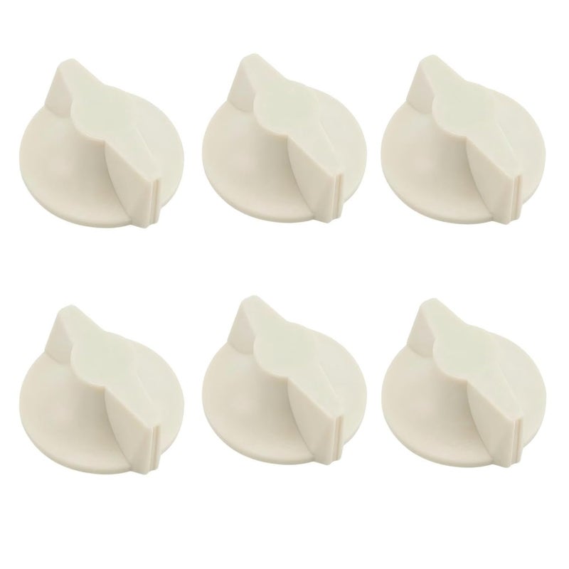 auaurly 10 PCS Light Almond Plastic 1" Timer Switch Knob Replaces 146MT575 Compatible with FD Series Spring Wound Wall Timer, Bathroom Heater Fan and Light Control - Image 5